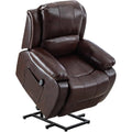 Power Lift Recliner Chair for Elderly Electric Lift Chair Sofa with Massage Living Room Chair Ergonomic Home Theater Seating Recliners Brown